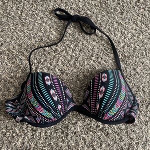 Neon bright bikini top